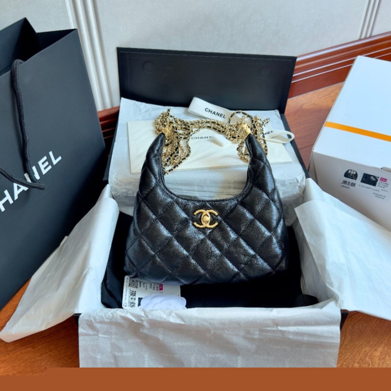 Ch*el top handle bags